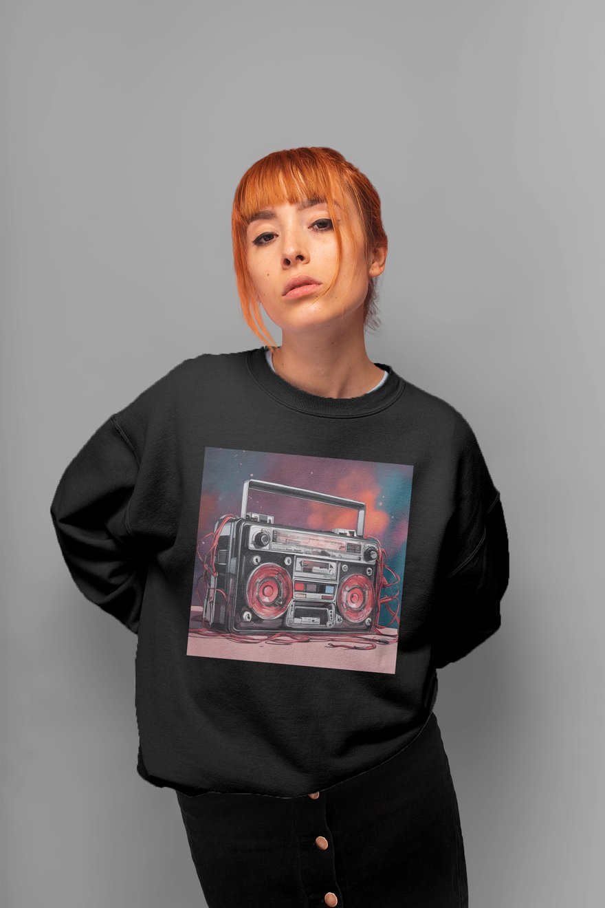 Darla Shop Sweatshirt  Tape Player 2480016