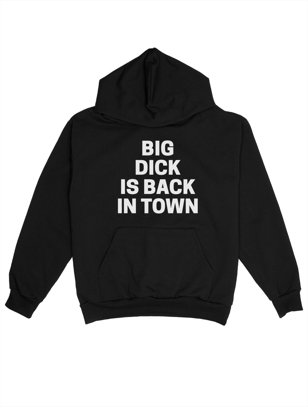 BIG DICK IS BACK IN TOWN HOODIE