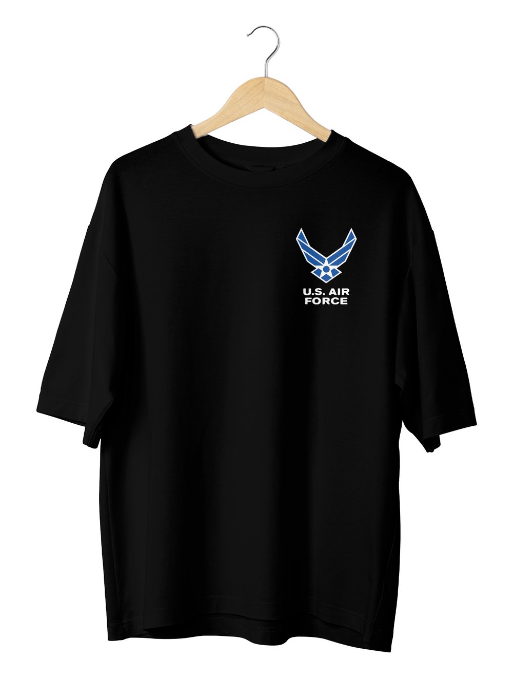 SOF Us Air Force baskılı Oversize Tshirt