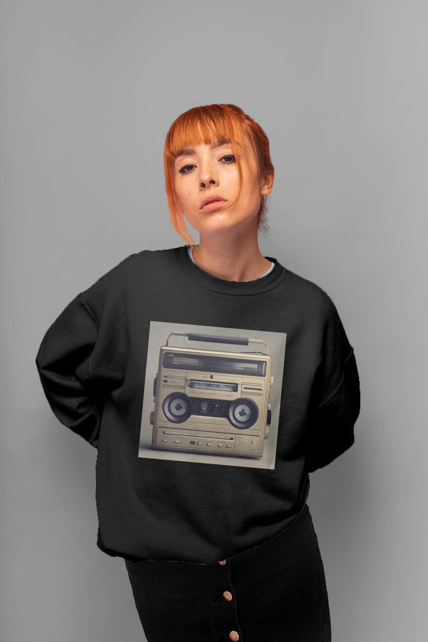 Darla Shop Sweatshirt  Tape Player 8130032