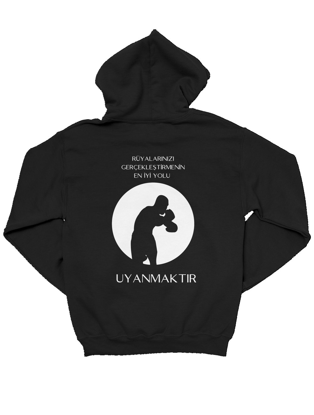 Şampiyon Oversize Hoodie Siyah