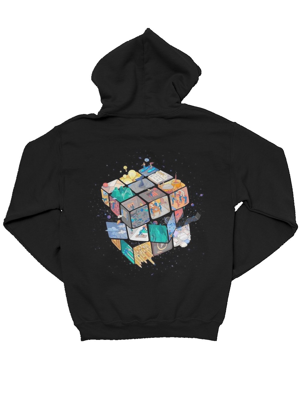 Baskılı sweatshirt Oversize Hoodie