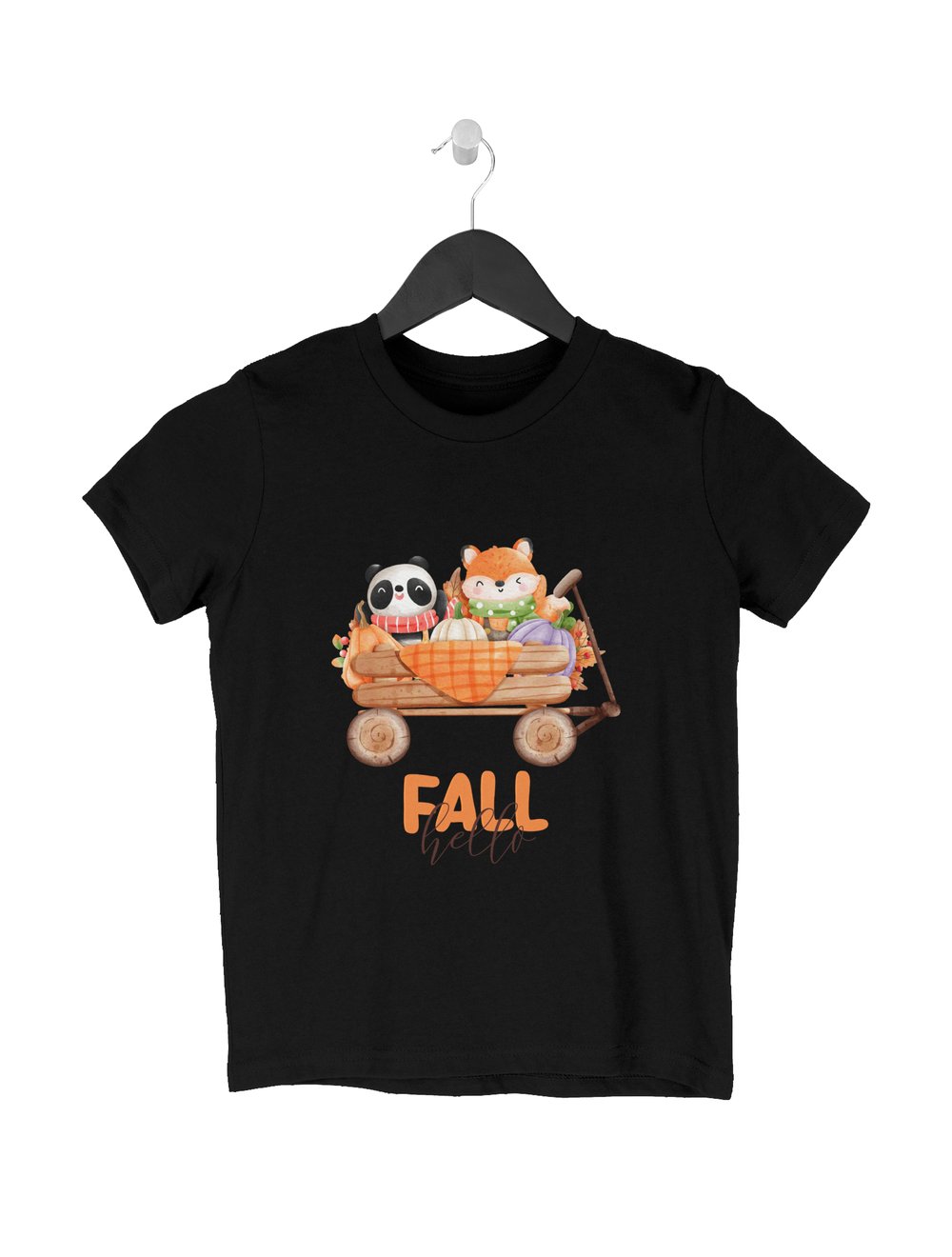 Panda ve Tilki Çocuk Tshirt