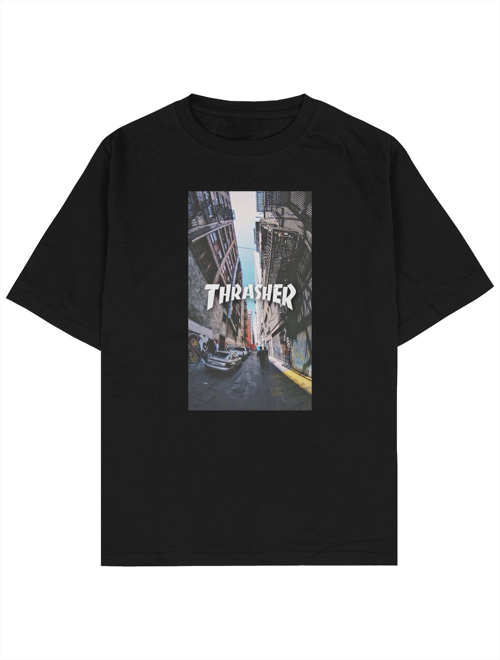 Thrasher Narrow Streets Oversize T-Shirt 