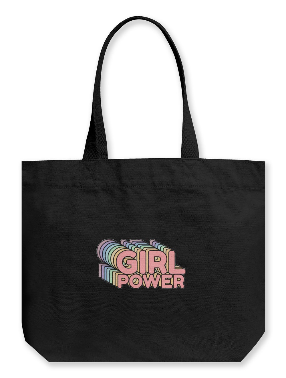 Darla Shop Girl Power Büyük Kanvas Çanta 4371735