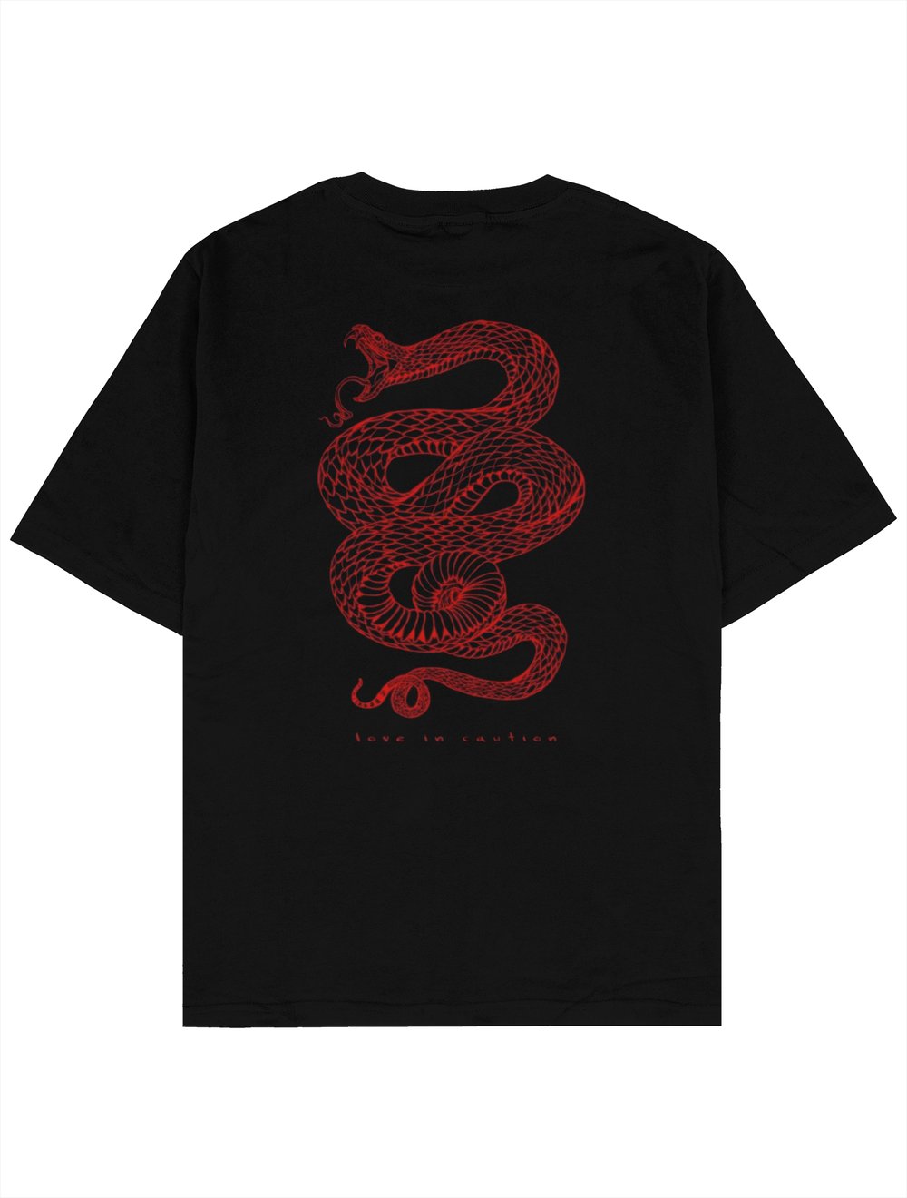 Love In Caution Oversize T-Shirt