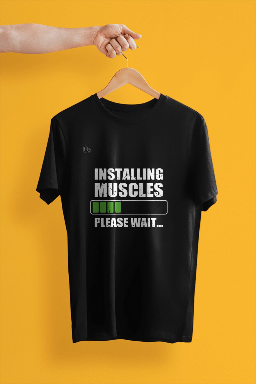 Installing Muscles Unisex T-Shirt
