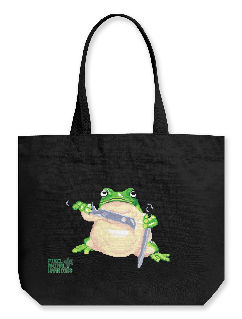 Fighter Frog Canvas Çanta