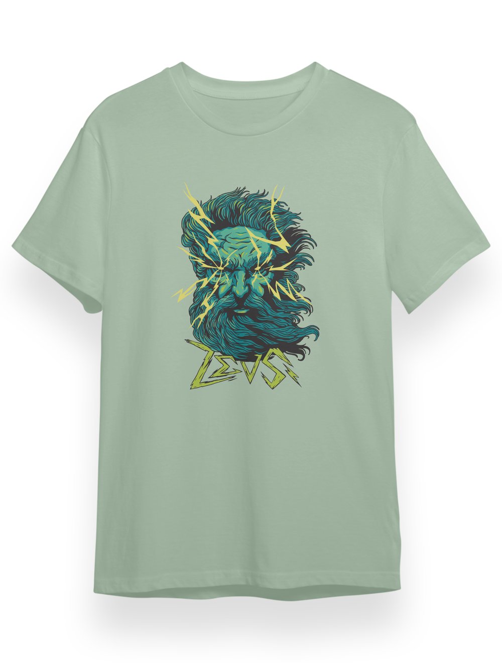 Kuppa Unisex Tişört Wild Thyme Zeus Tasarımlı Tişört KUT1WT001