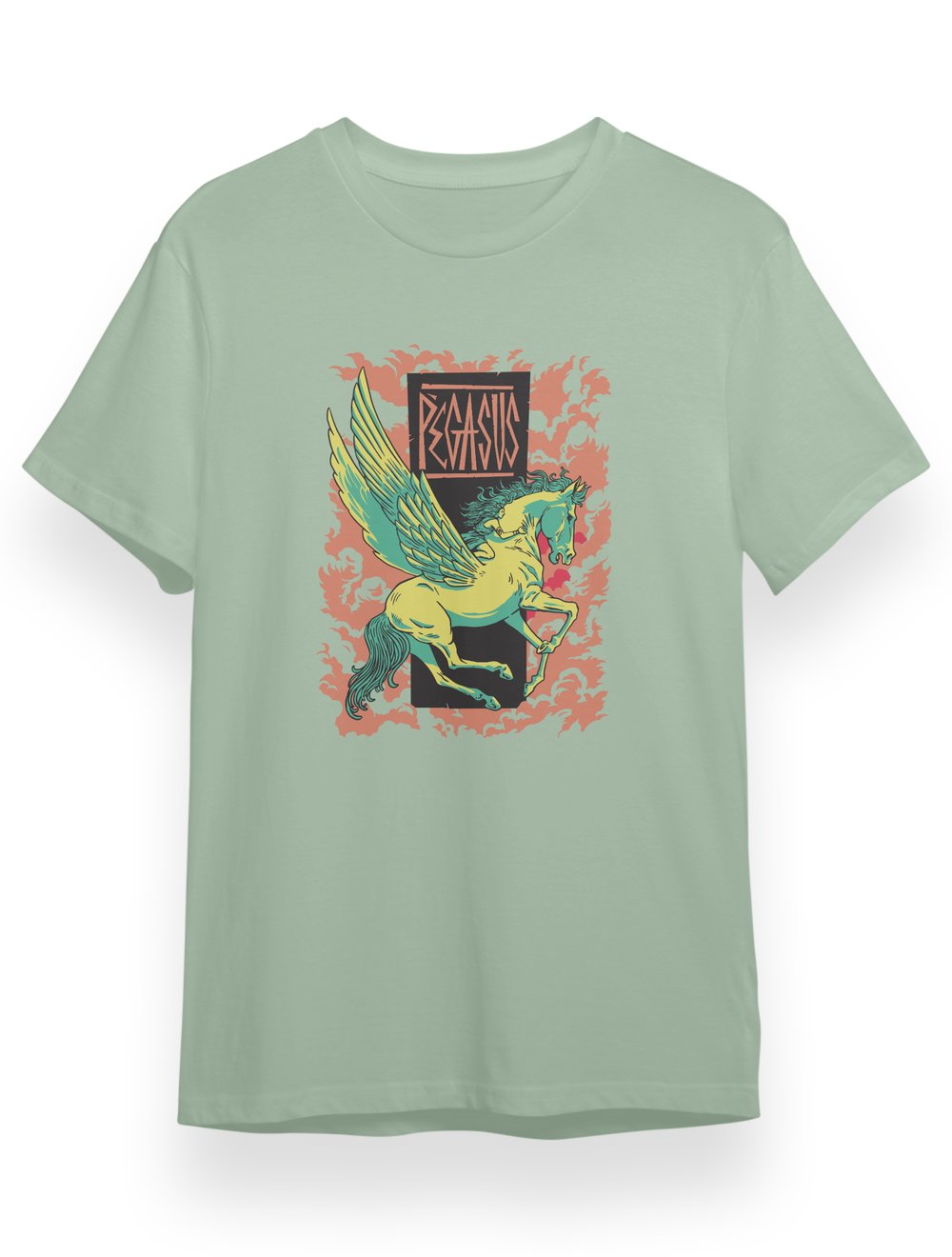Kuppa Unisex Tişört Wild Thyme Pegasus Tasarımlı Tişört KUT1WT002