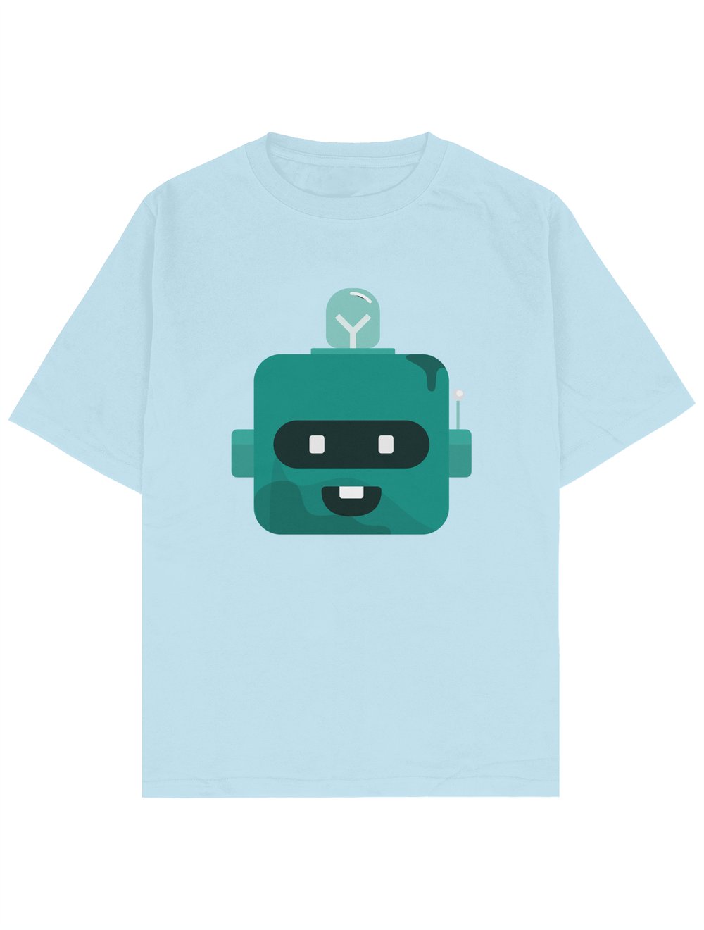 Serinletici Oversize TShirt Robot 1