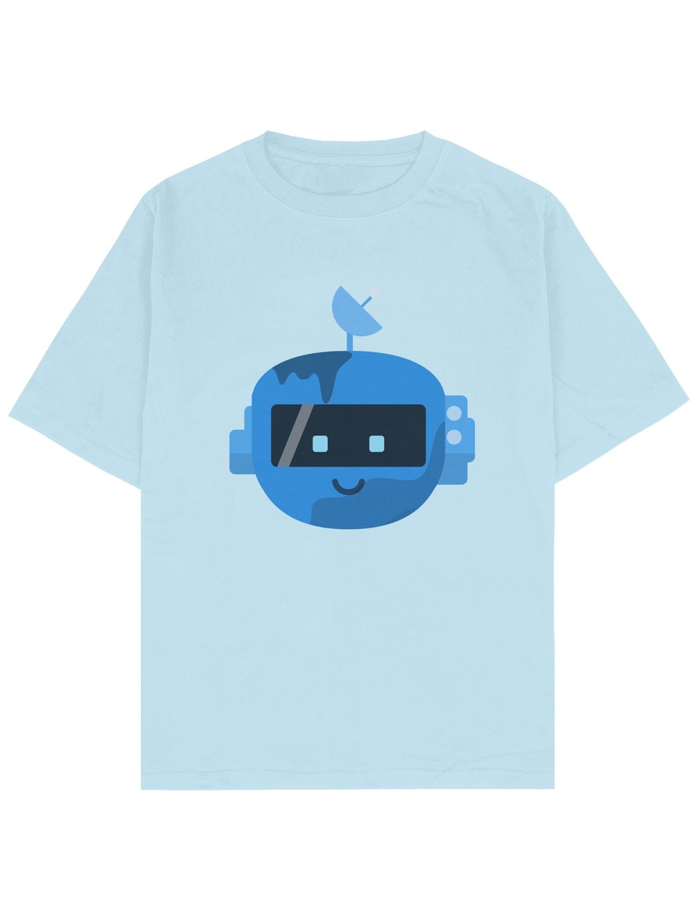 Serinletici Oversize TShirt Robot 3