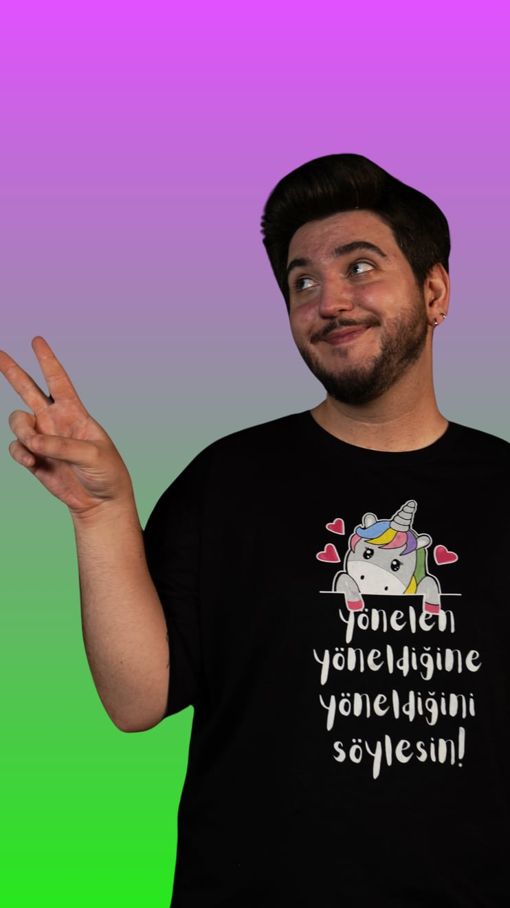 UNICORN Oversize Tişört