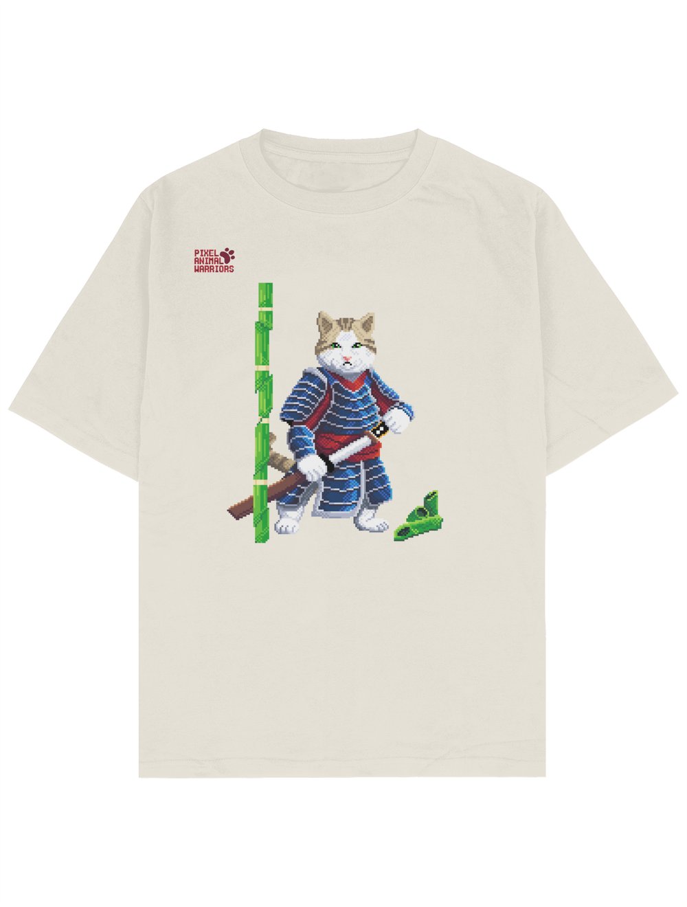 Samurai Cat Oversize Tshirt
