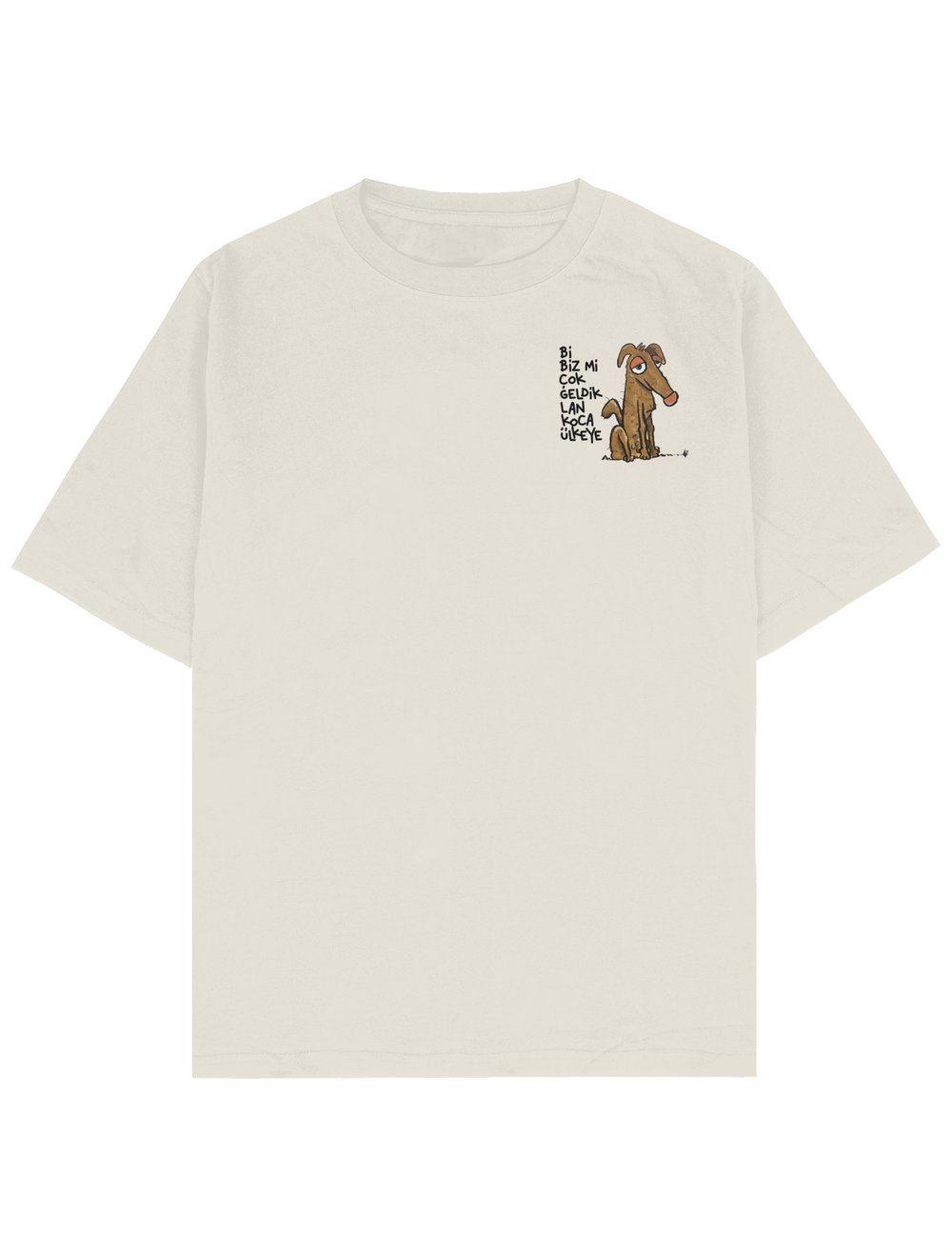 Bi Biz Mi Çok Geldik Lan Koca Ülkeye Oversize TShirt