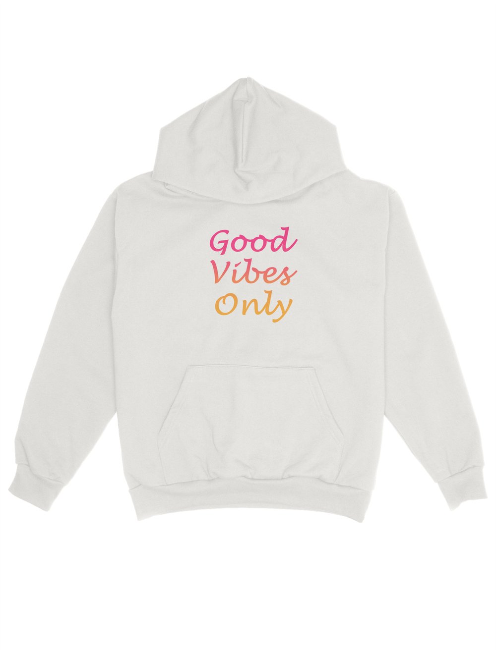 Serinletici Oversize Hoodie Good Vibes Only