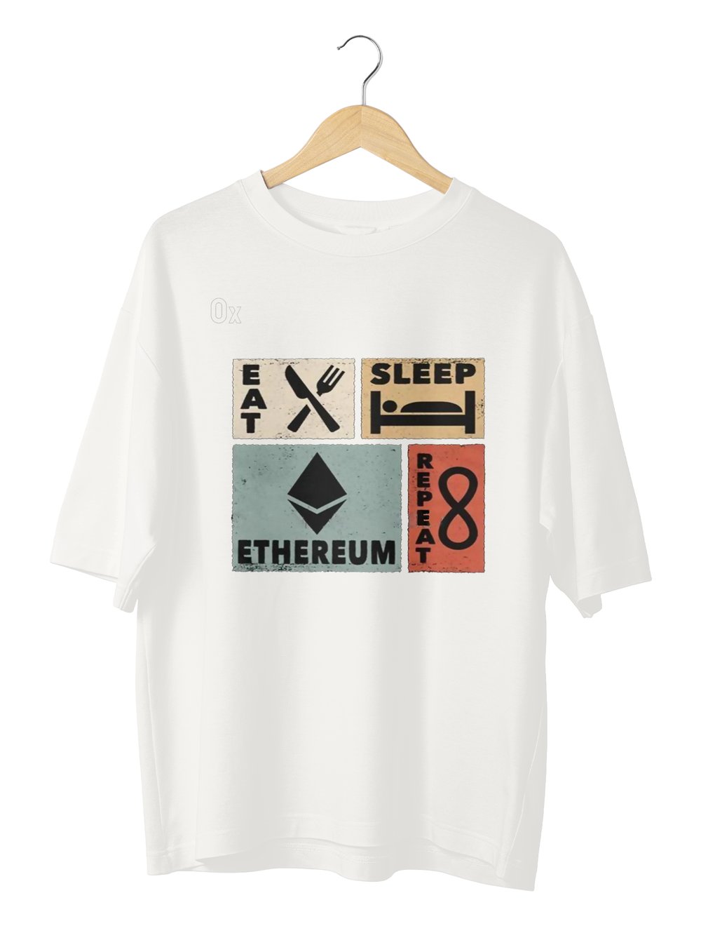 Eat Sleep Repeat Unisex Oversize T-Shirt