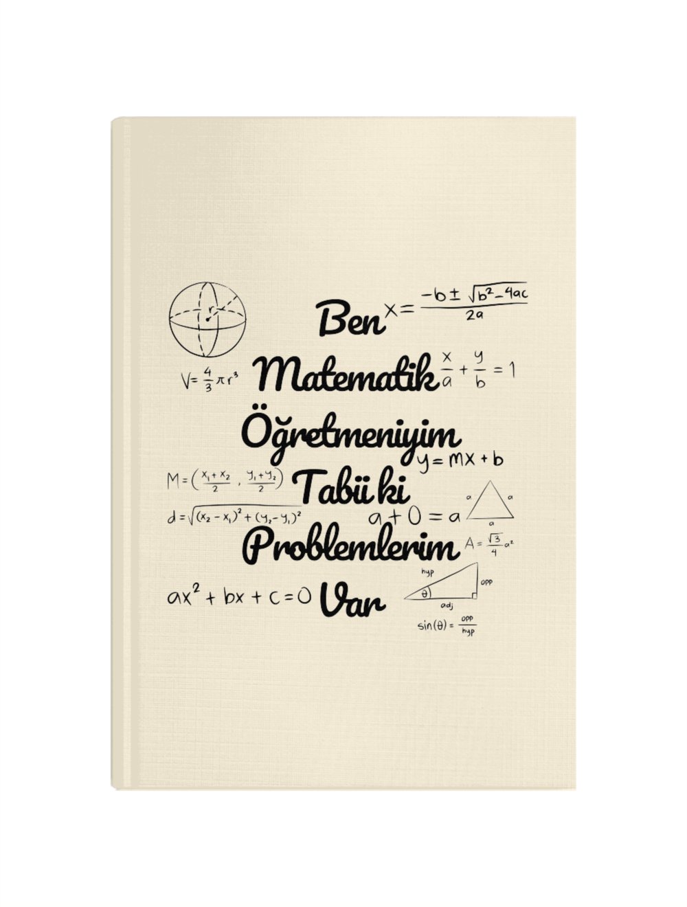 Ben Matematik Öğretmeniyim Defter