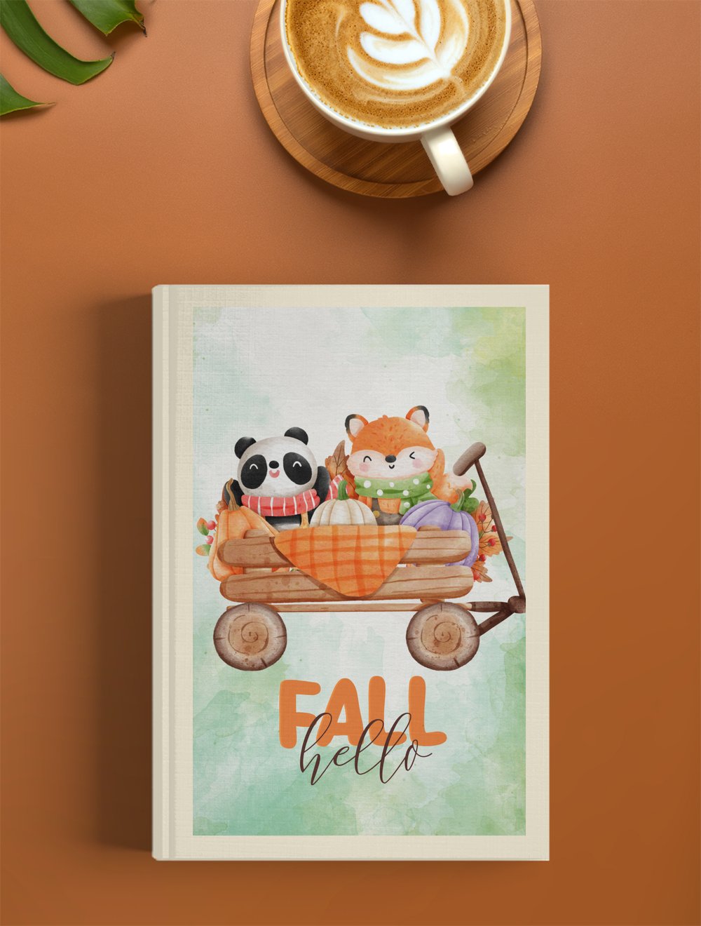 Panda ve Tilki Defter Yeşil