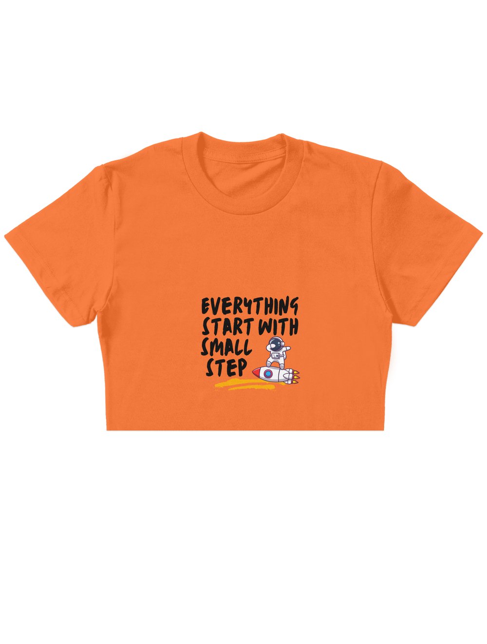 Everything start with small step Crop Top 7551653