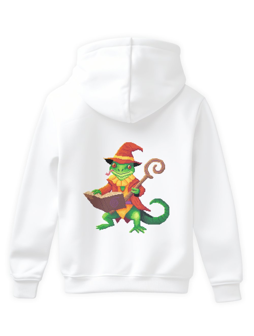 Wizard Lizard Hoodie Sırt Baskı
