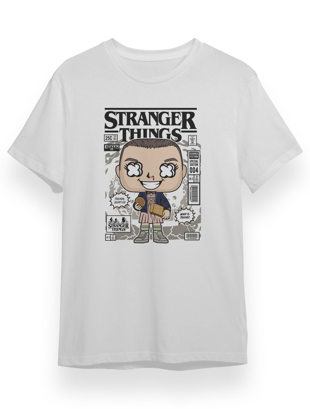 Eleven With Eggos Stranger Things T-Shirt