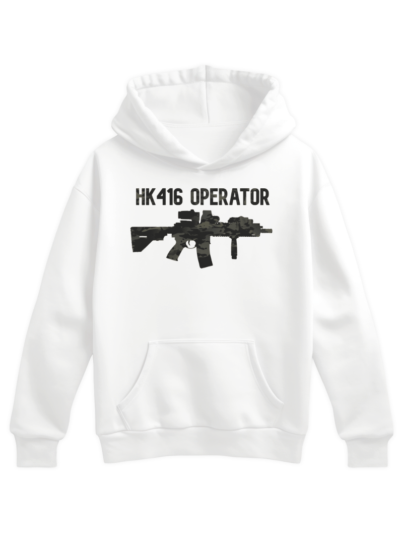 HK416 OPERATOR BLACK MULTİCAM HOODİE