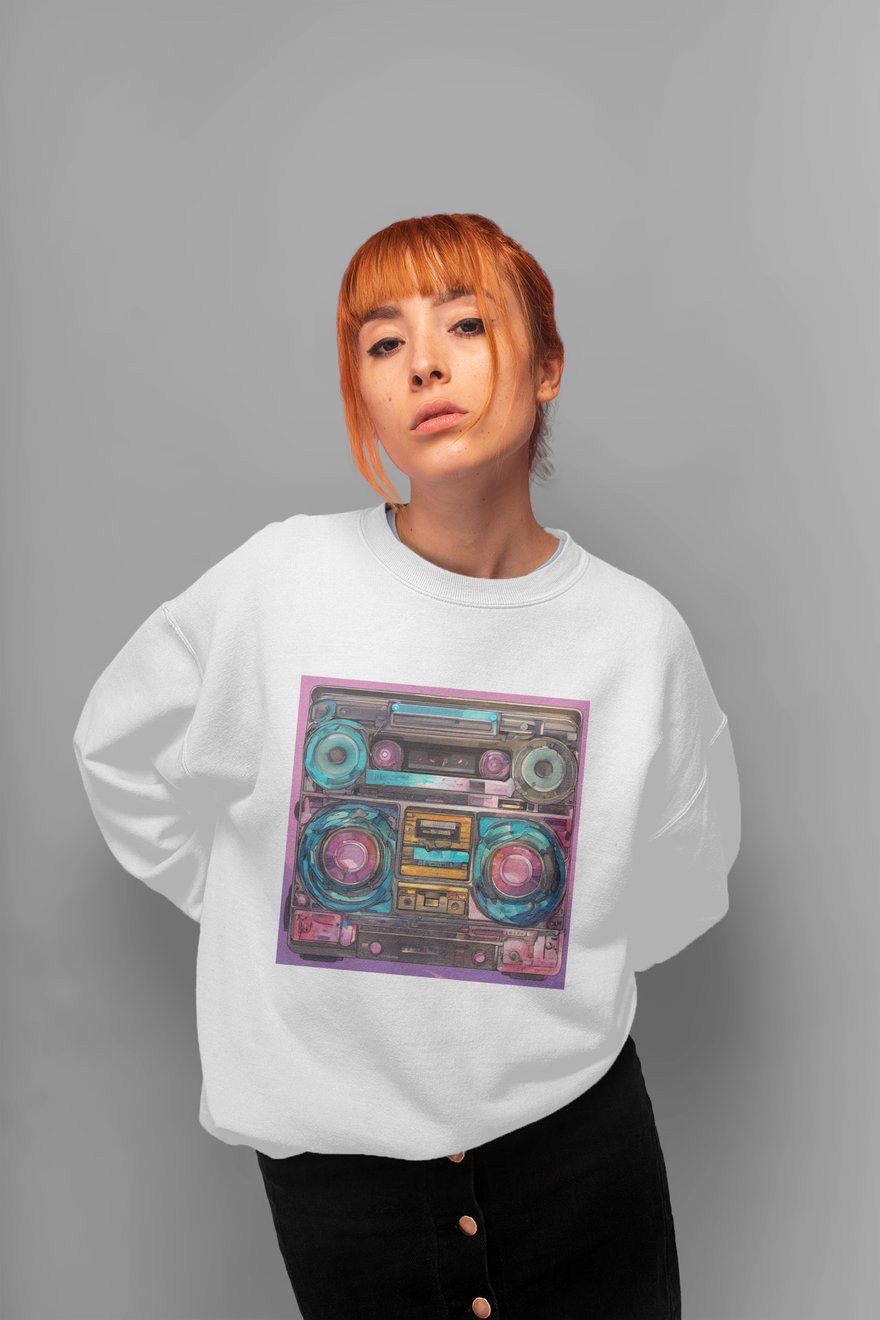 Darla Shop Sweatshirt  Tape Player 4850022