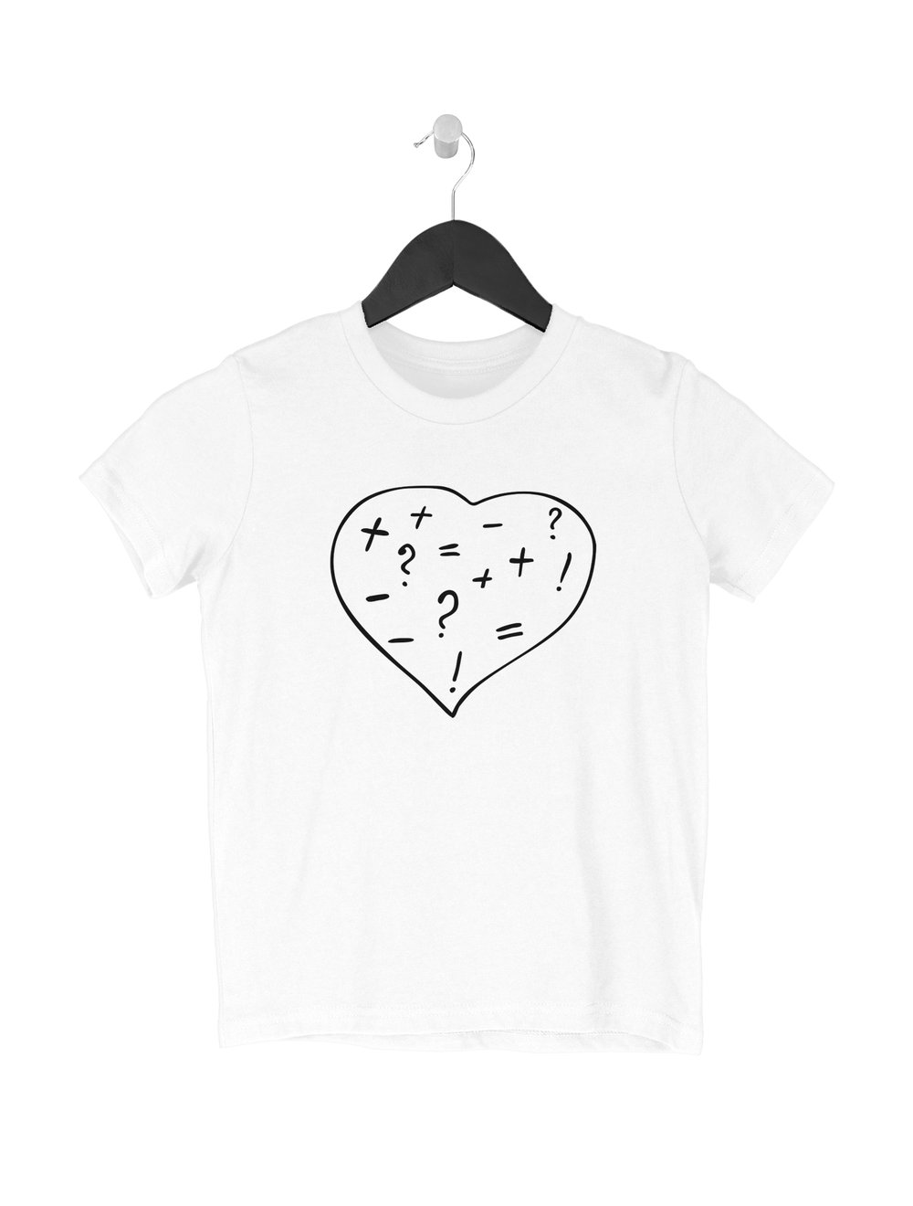 Matematik Giyim Kids TShirt Kalpli Matematik