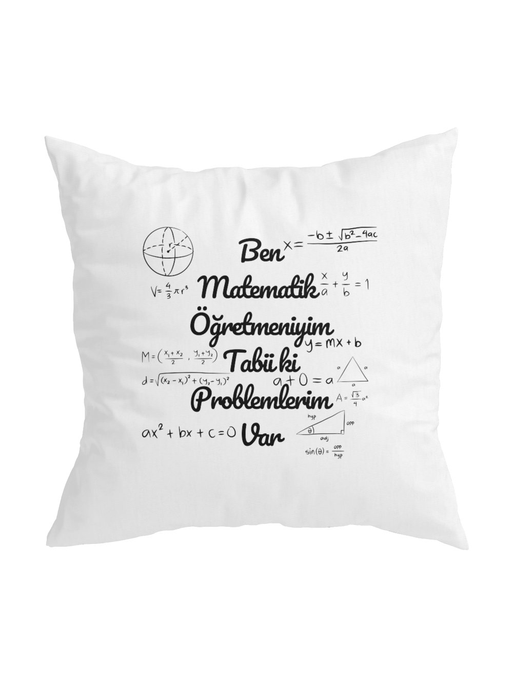 Ben Matematik Öğretmeniyim Tabii ki Problemlerim Var Yastık