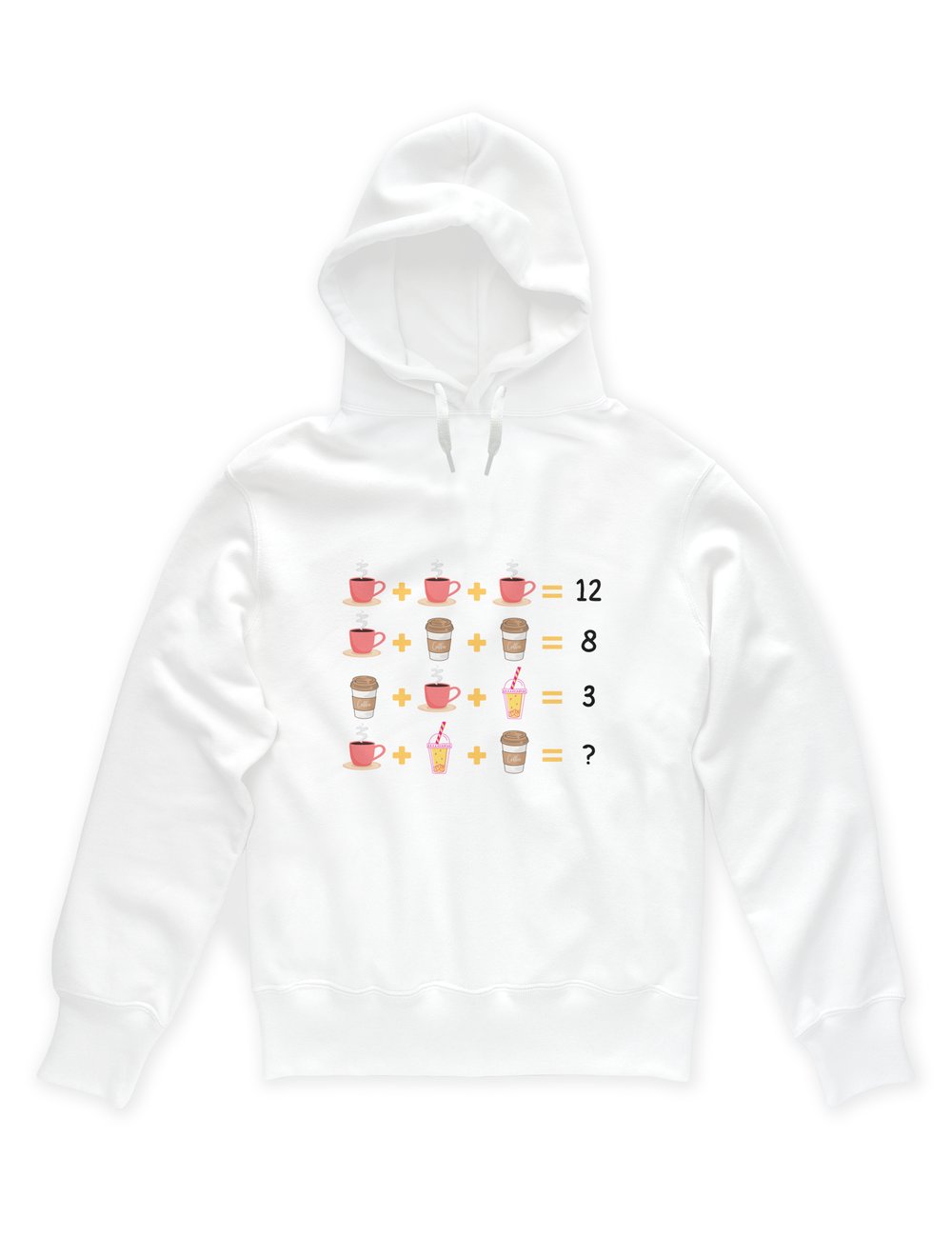 Matematik Giyim Hoodie Kahve aşkı