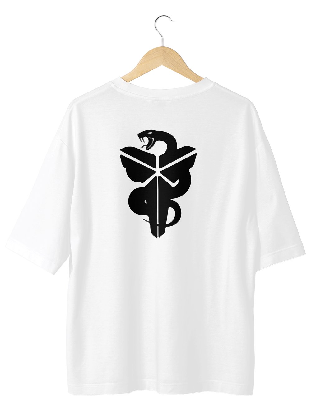 SOF KOBE Koleksiyonu Sırt desenli Oversize TShirt