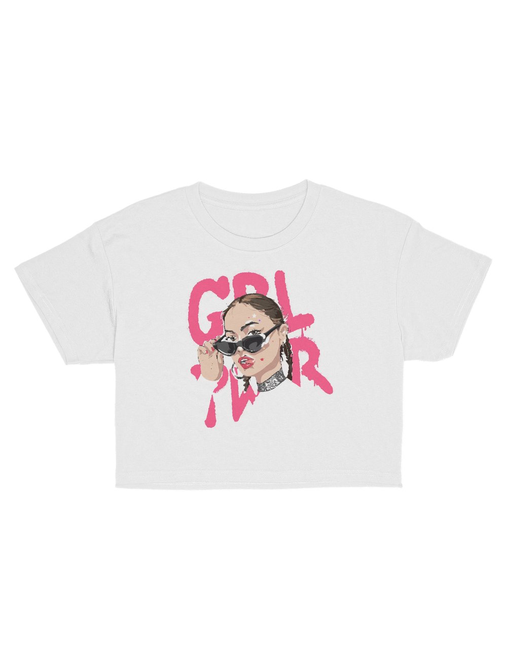 Girl Power Crop Top Oversize