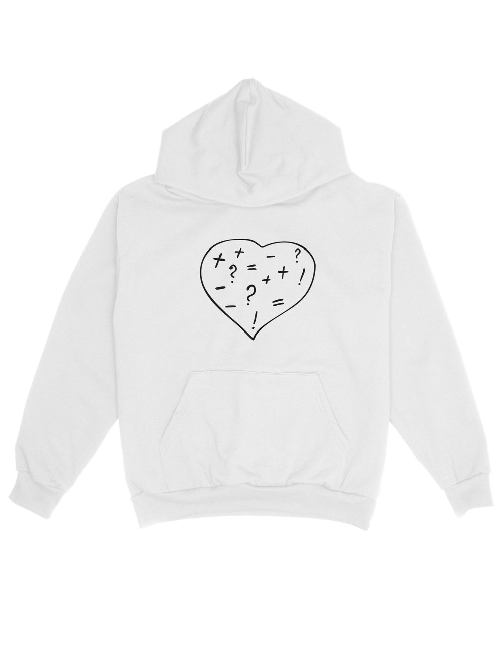 Matematik Giyim Oversize Hoodie Kalpli