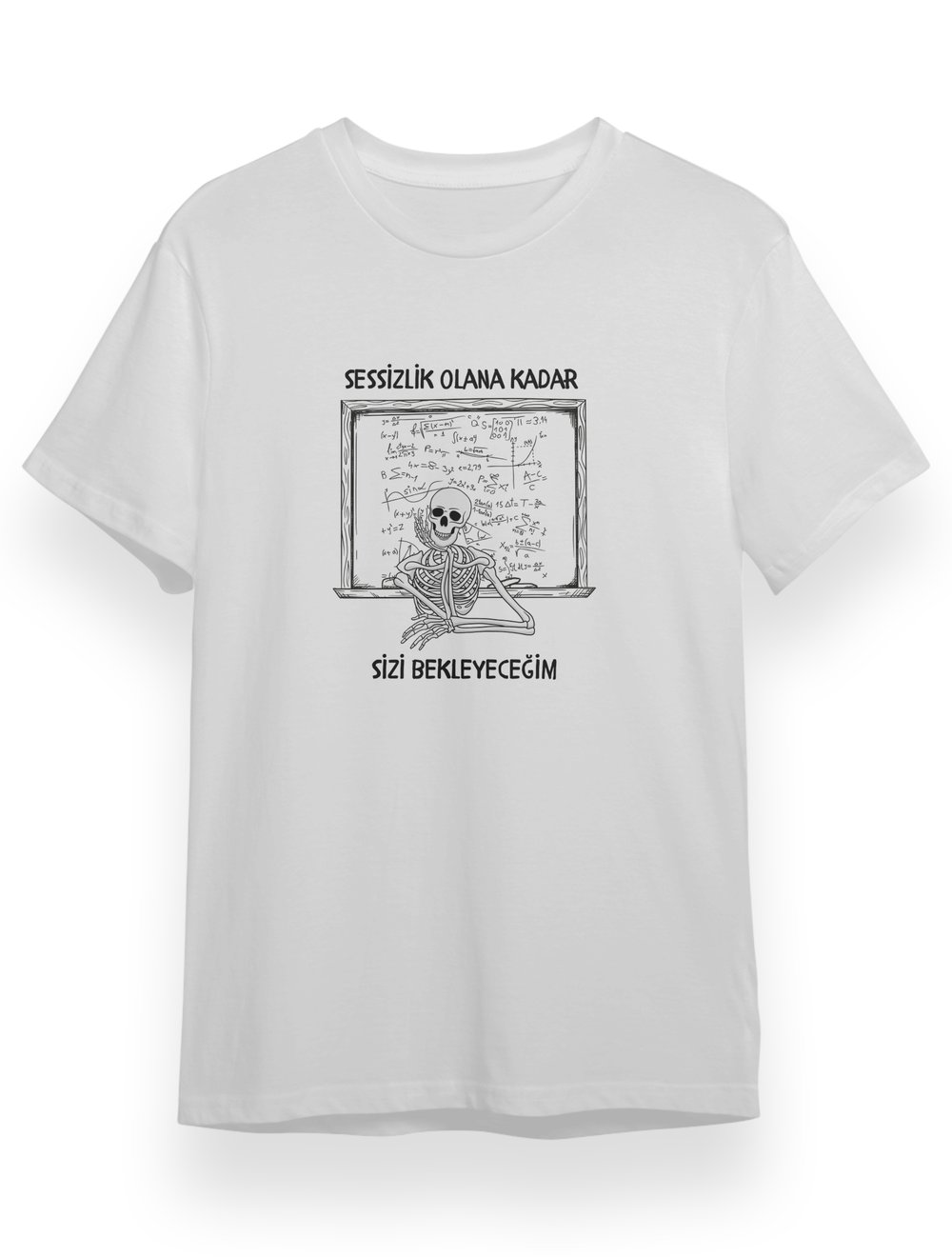Matematik Giyim TShirt Sessizlik olana kadar