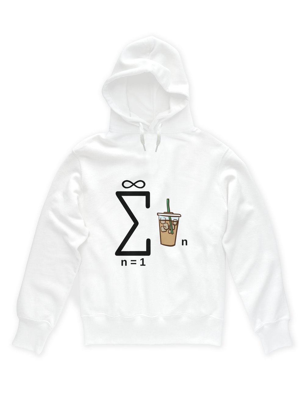 Matematik Giyim Hoodie Kahve aşkı