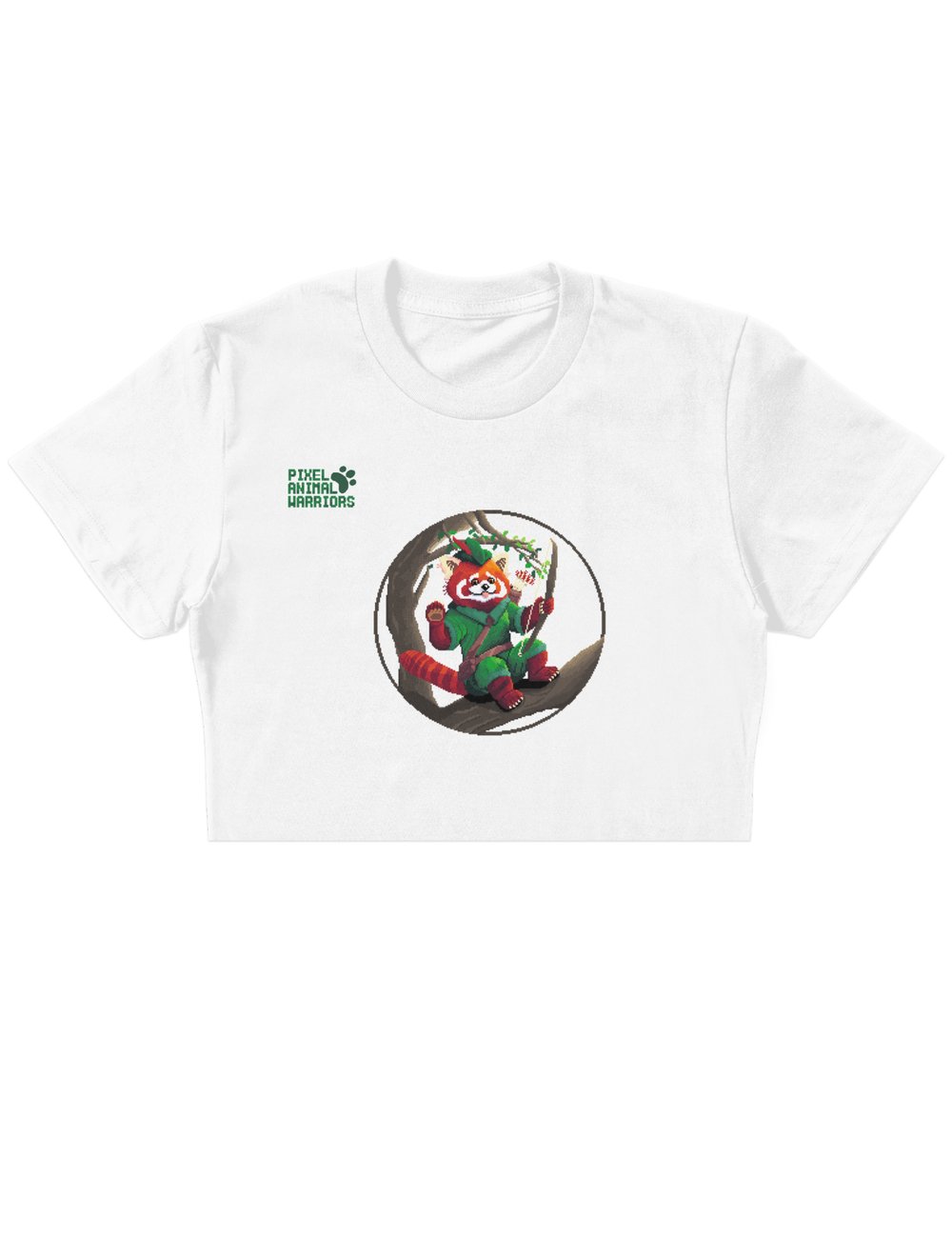 Ranger Red Panda Crop Top