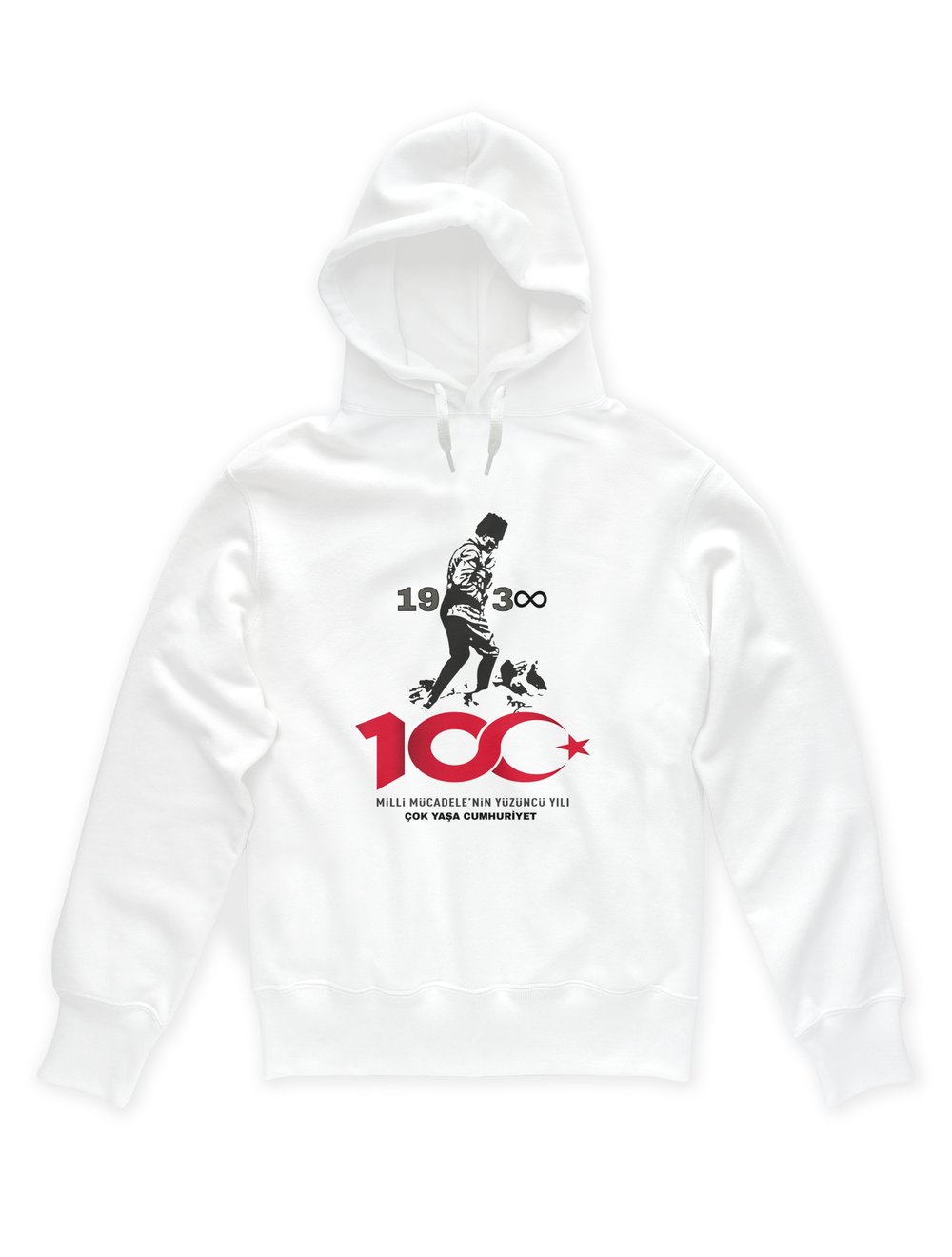Cumhuriyetin 100 yılına özel hoodie