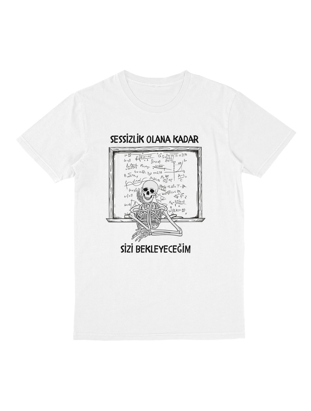 Matematik Giyim Easy Collection Sessizlik olanı TShirt