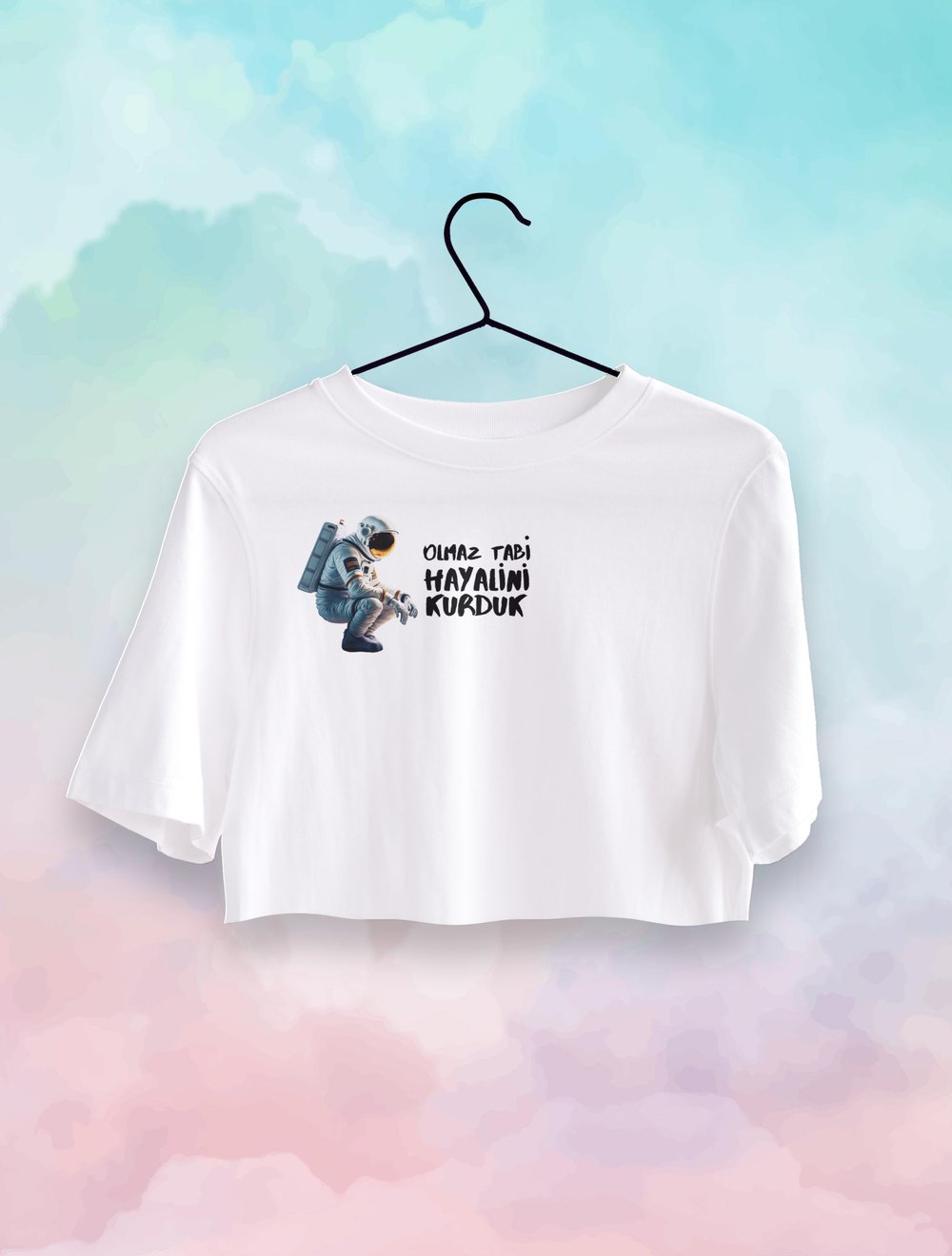 Olmaz Tabi Crop Top Oversize 5952020