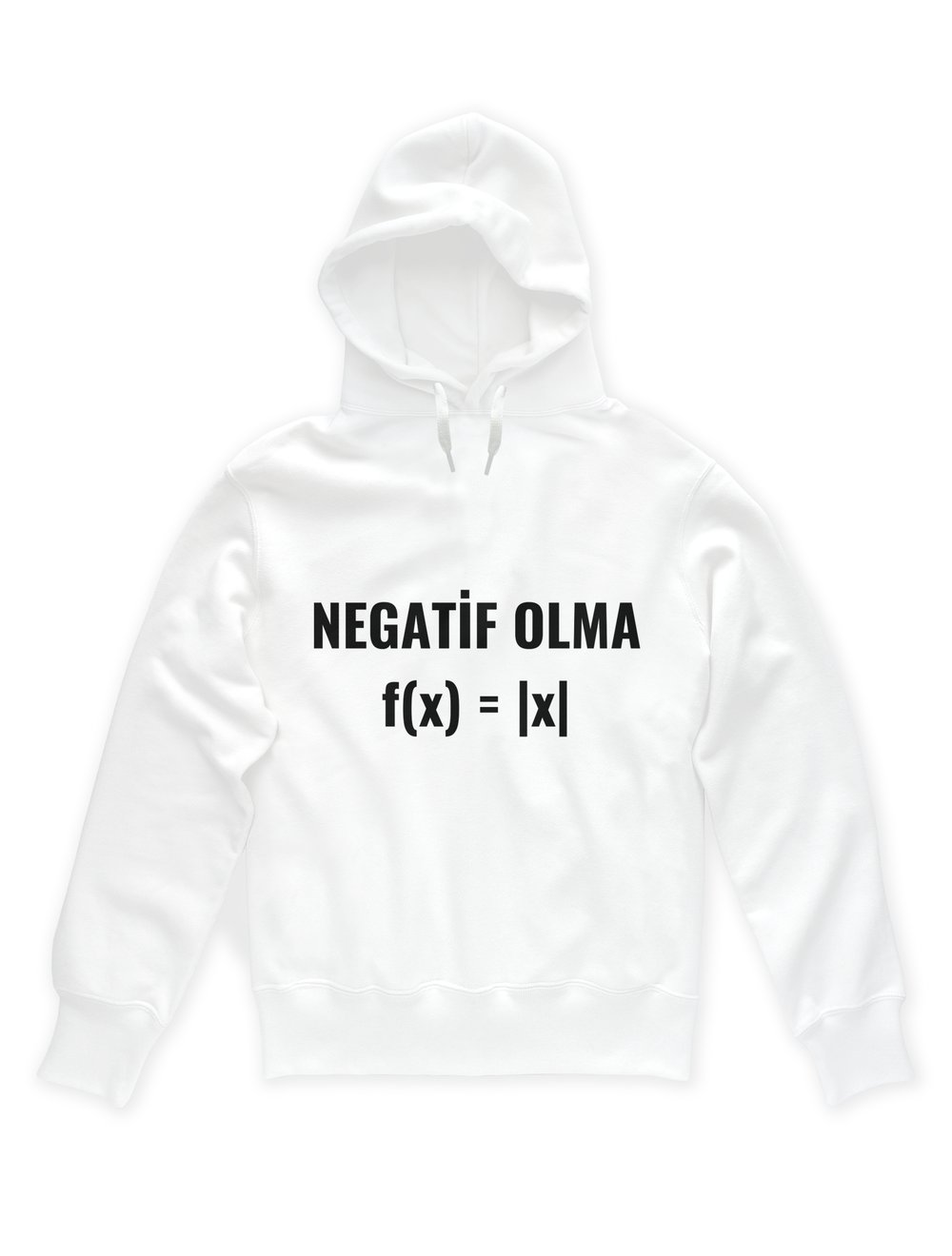 Matematik Giyim Hoodie Negatif olma