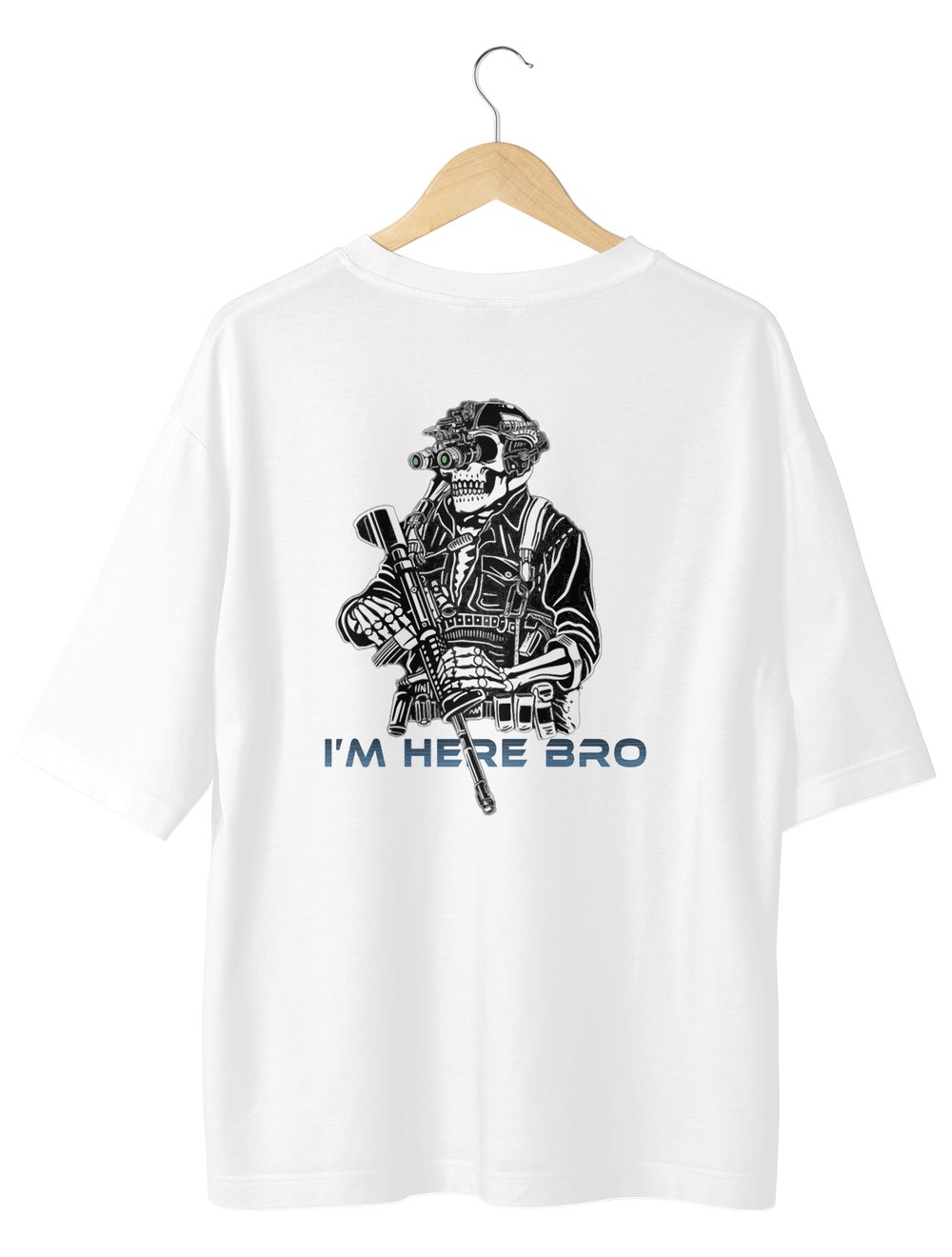 SOF Im here Sırt Baskılı Oversize TShirt