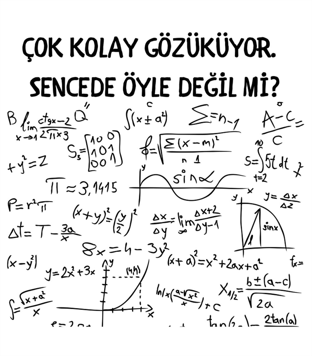 Matematik Giyim Sweatshirt