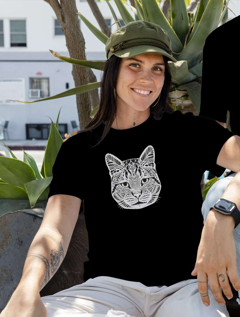 SOF TShirt meow cat please meow back