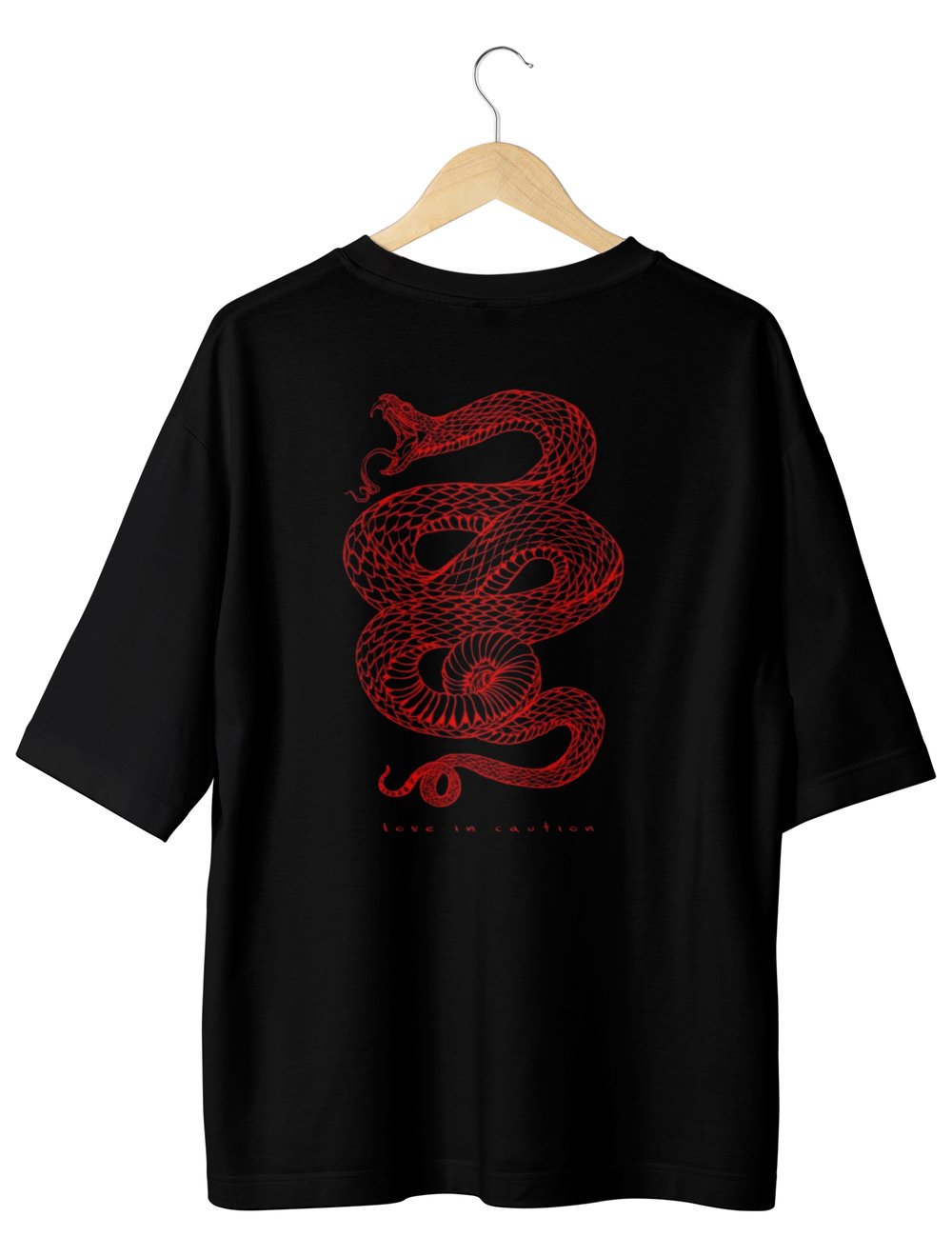 Love In Caution Oversize T-Shirt