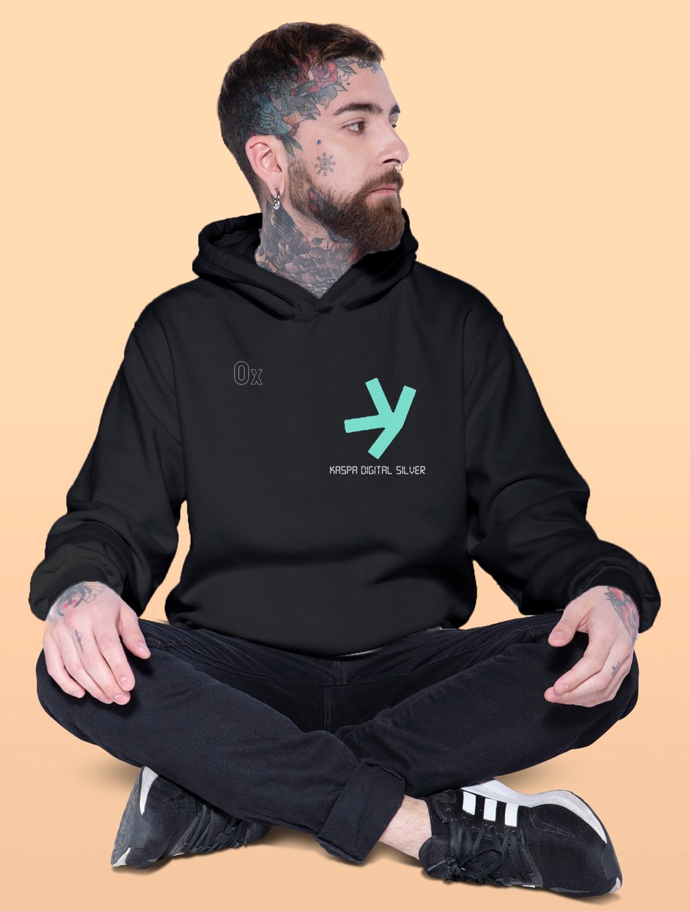 Kas Digital Silver Hoodie