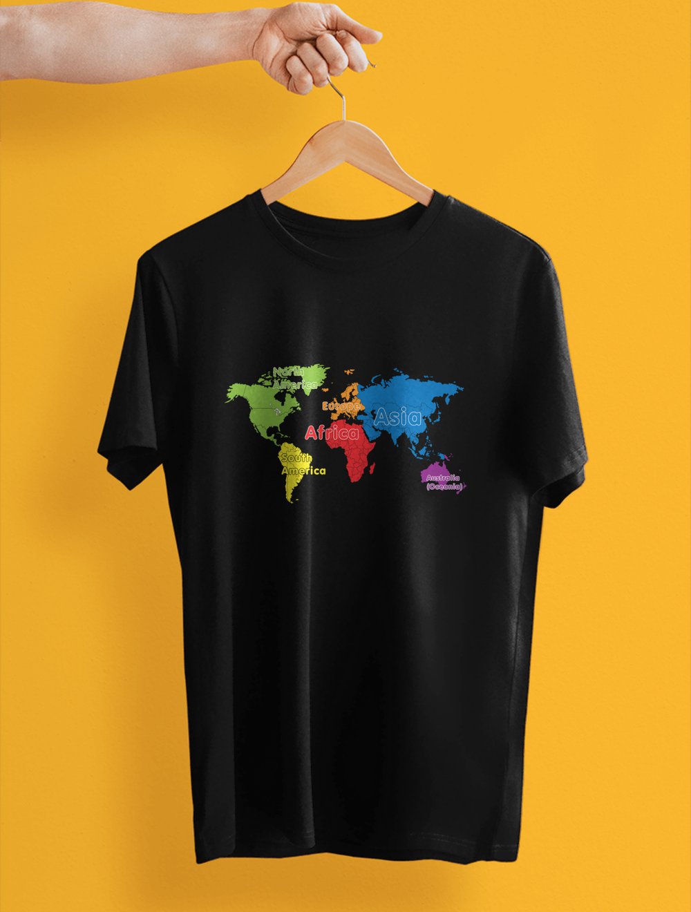 Kıtalarla Dünya T-Shirt 2941859