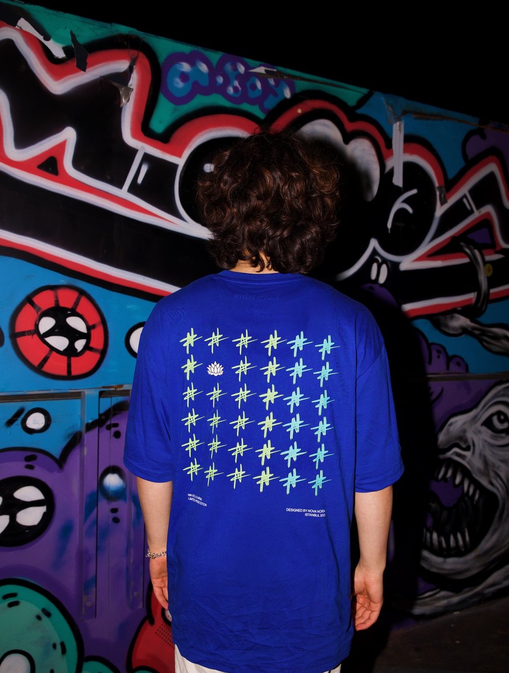 PRIDE COLLECTION ADMIRAL BLUE OVERSIZE TSHIRT