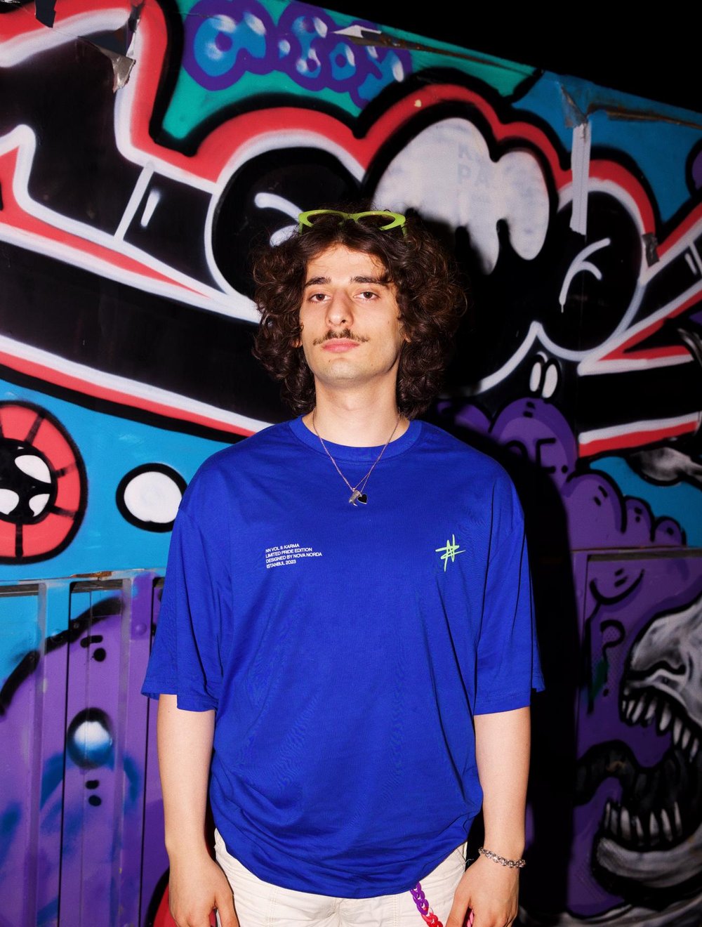 PRIDE COLLECTION ADMIRAL BLUE OVERSIZE TSHIRT