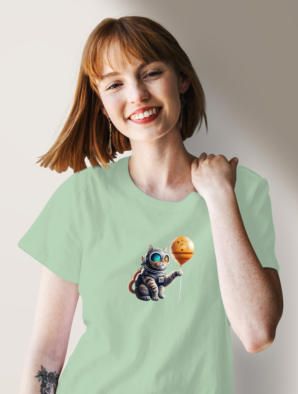 Kedi ve Balon TShirt 5652059